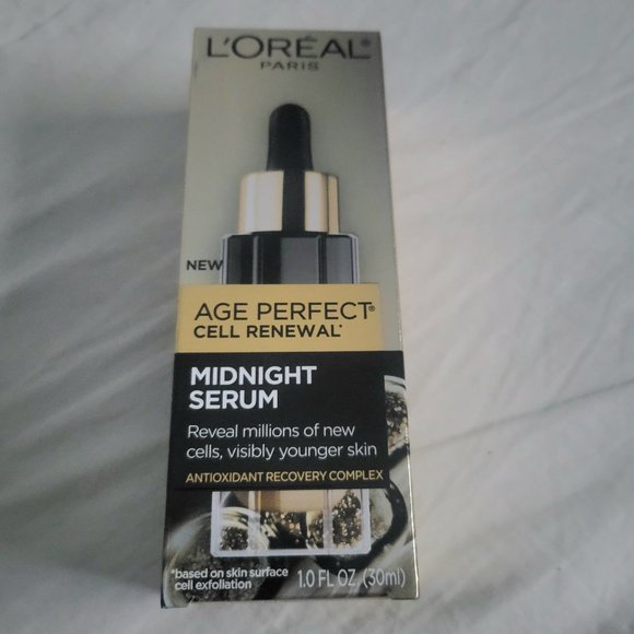 L'Oreal Paris Age Perfect Cell Renewal Midnight Serum 1.0 oz - Picture 1 of 3